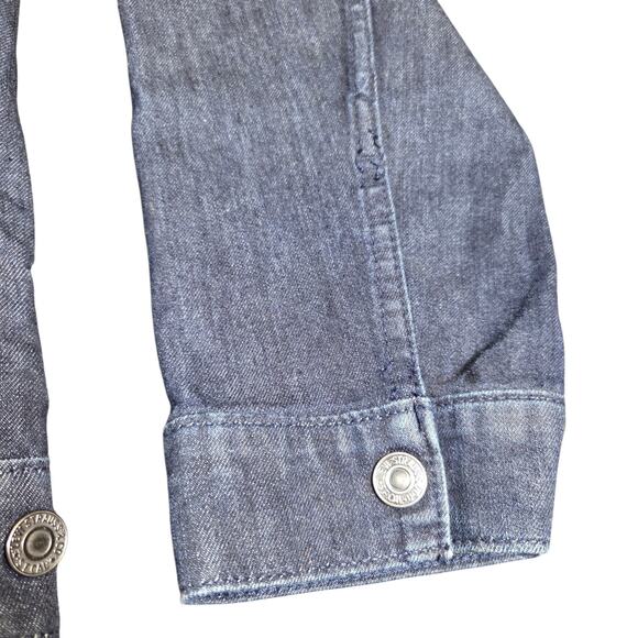 Levis Commuter Pro Denim Men's Trucker Jacket Indigo Blue Men’s XL Vented Hooded - Picture 9 of 16